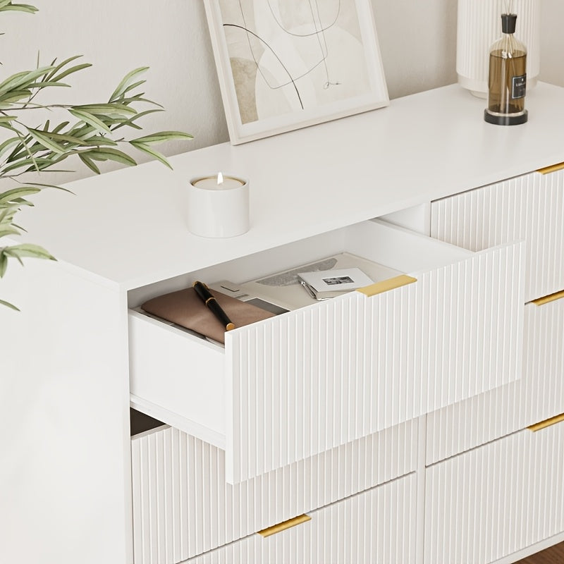 Small Two-color Solid Wood Dresser Chest Of Drawers Integrated Bedroom Simple Modern Desk Dressing Table Makeup Cabinet