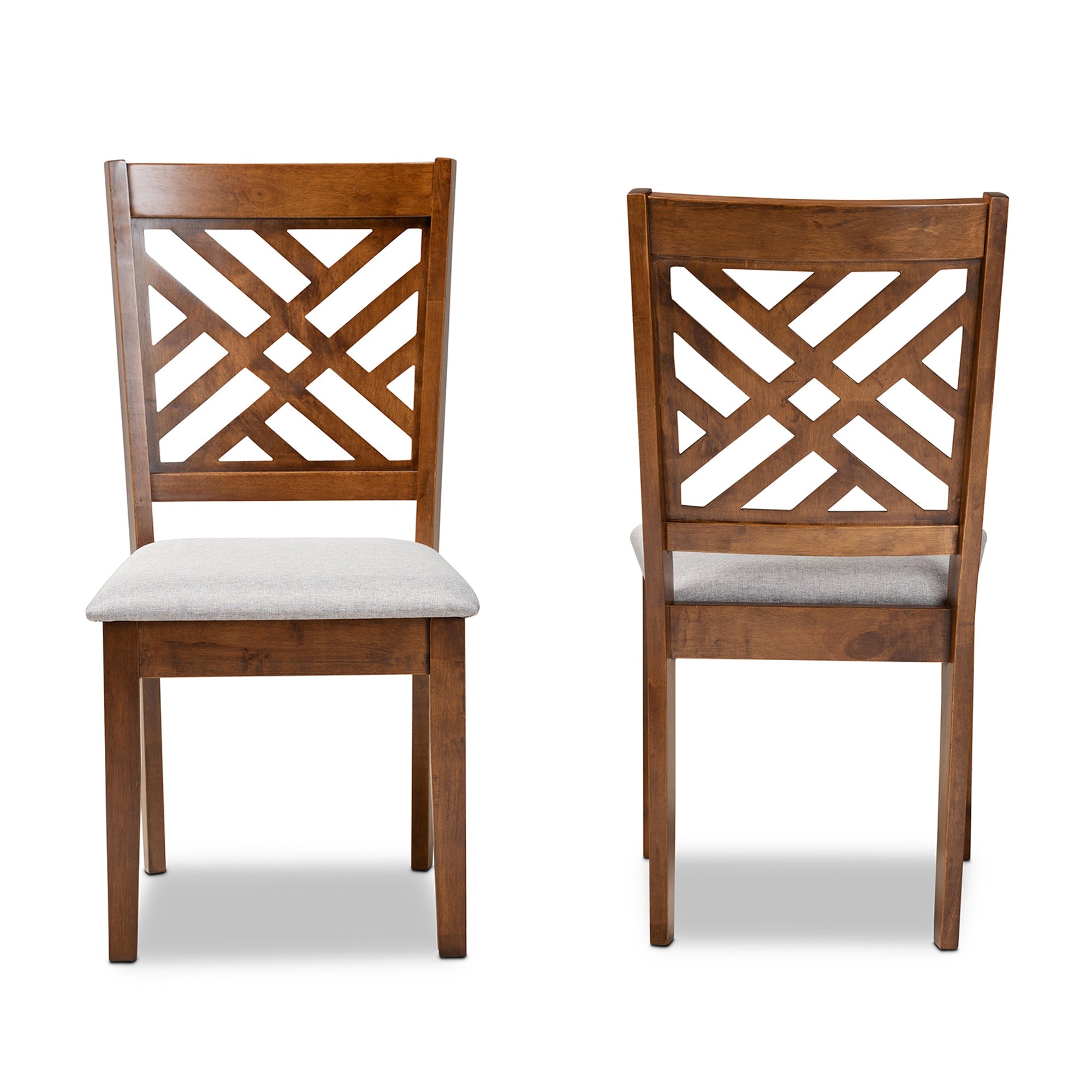 Caron Wood 2-Piece Dining Chair Set