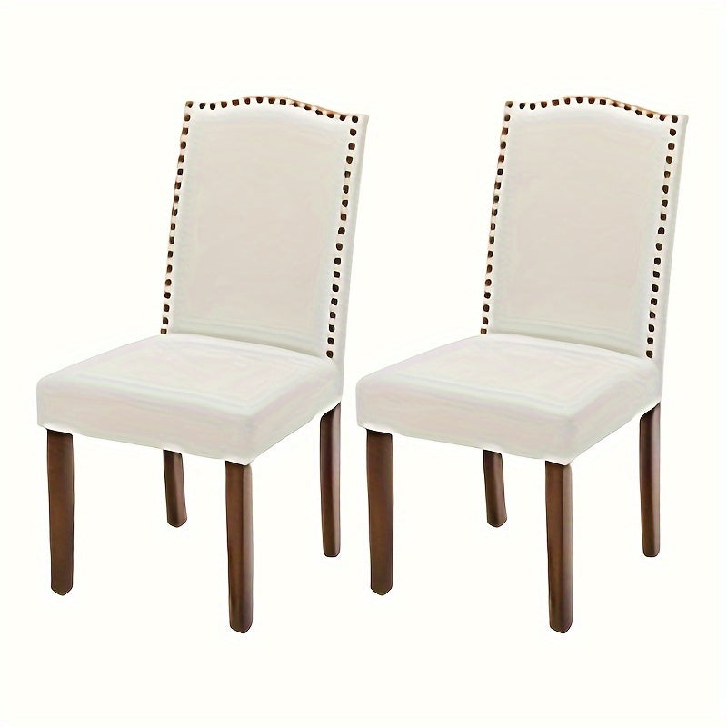 Dining Chairs Set Of 2, Comfy Upholstered Dining Room Chair Sturdy Wood Legs, Dining Room Kitchen Side Chair For Dining Room, Bedroom, Living Room