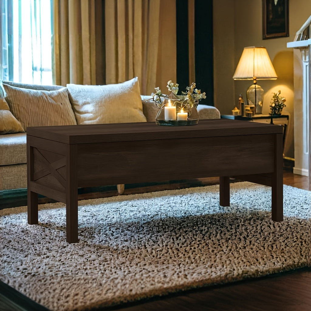 Lift Top Coffee Table with Hidden Compartment Storage Coffee Table with Lift Top Farmhouse Wood Lift Top Coffee Table