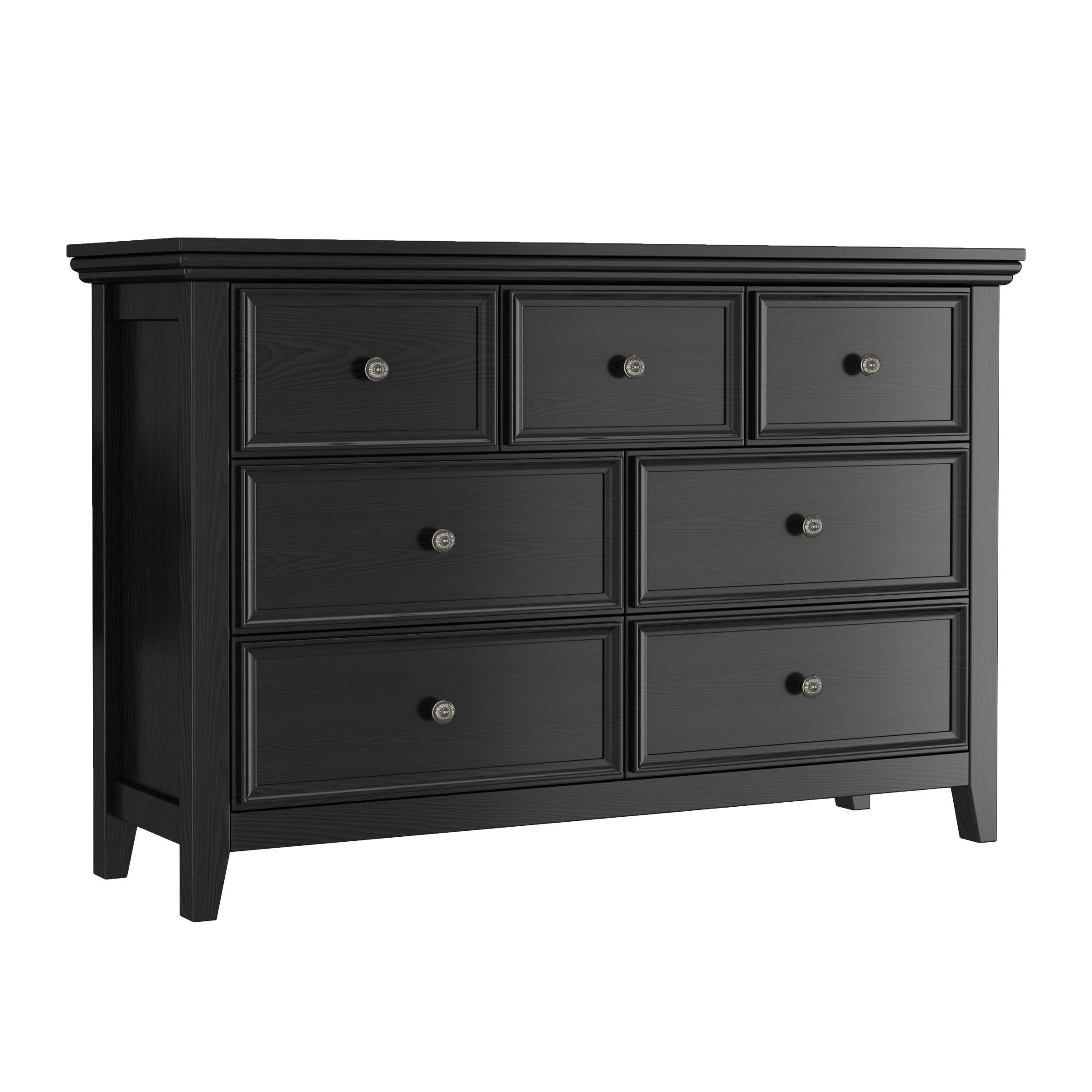 Dresser For Bedroom Black Dresser Chest Of Drawers Black Nightstand Modern Drawer Dresser Rustic Style Storage Cabinet