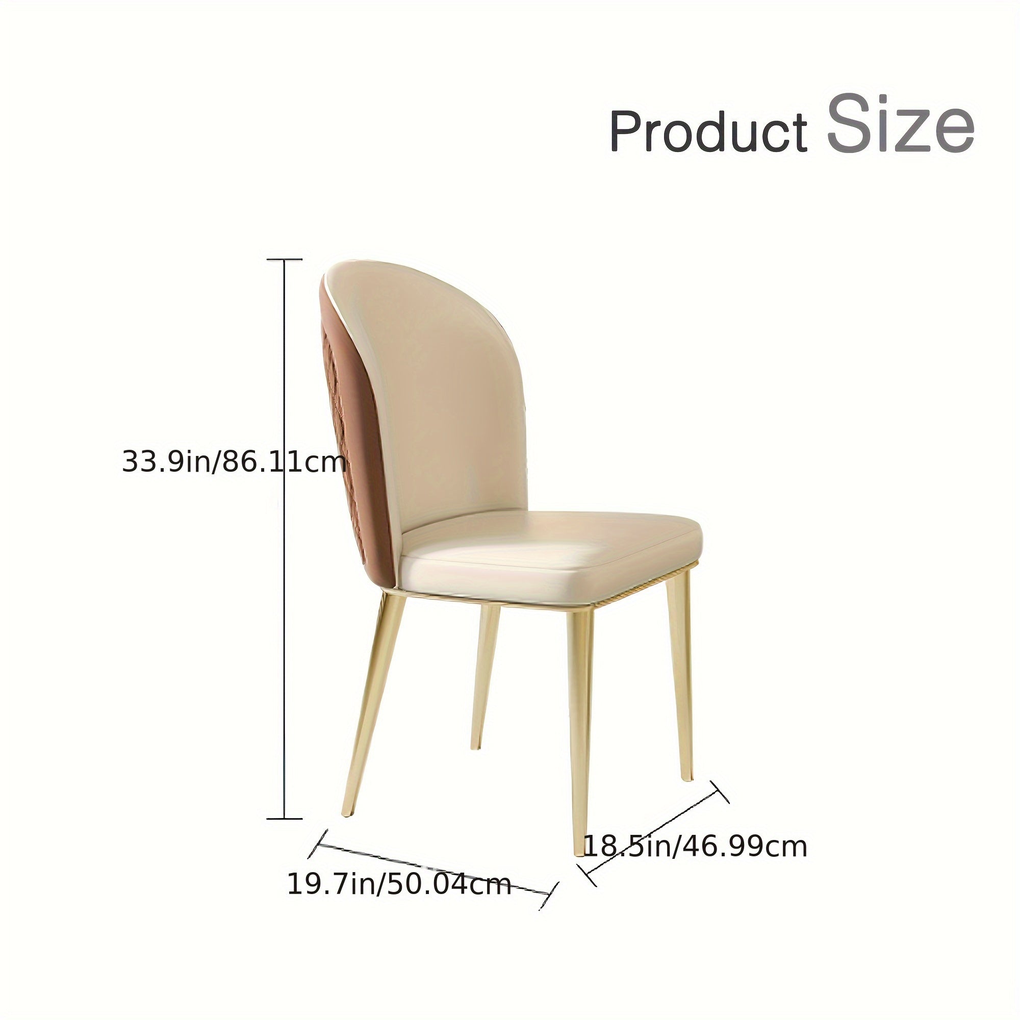 Luxury Dining Chairs, Modern Minimalist Home Back Stools