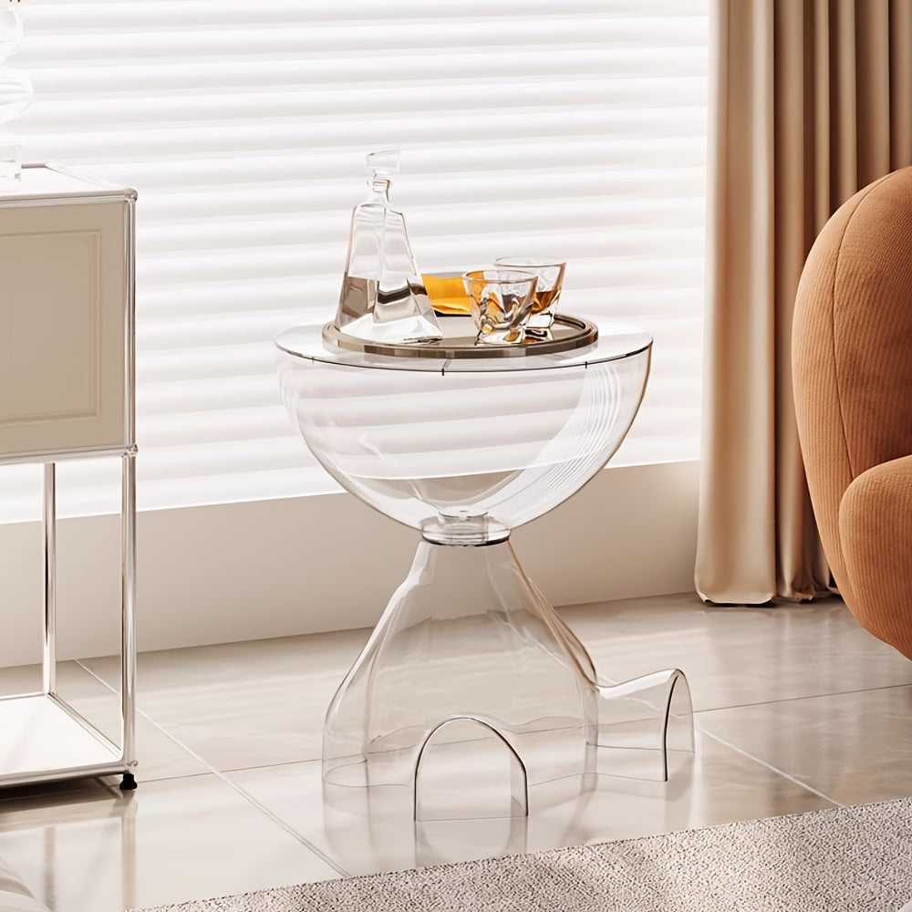 Small Side Table, Simple Coffee Table For Living Room Bedroom Balcony Office, Modern Bedside Home Furnishings, Cartoon Style, Small Space, Easy To Assemble